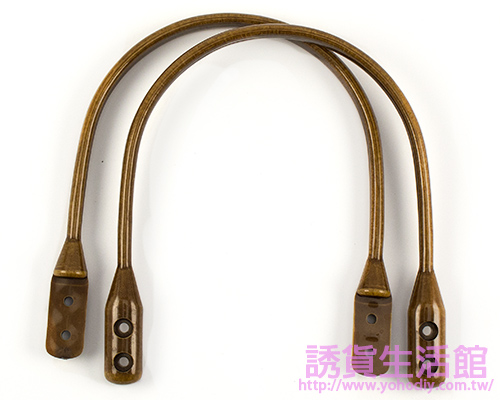 塑膠手把-鎖螺絲(套片分離款)-原木咖